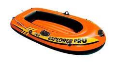 Одноместная надувная лодка 160х94 см Explorer Pro 100, Intex (58355)