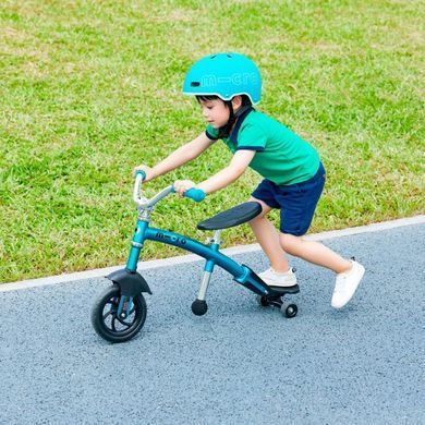Біговел MICRO серії "G-Bike Chopper Deluxe" - AКВА (до 20 kg з сидінням, 2-х колесний) GB0025