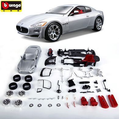 Авто-конструктор - MASERATI GRAN TURISMO (серебристый металлик, 1:24) 18-25083