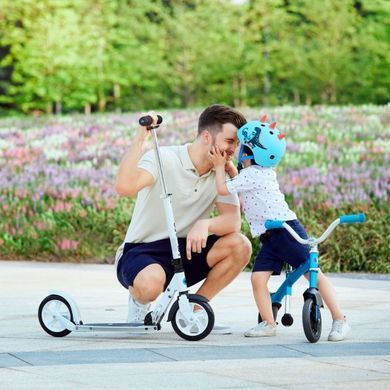 Біговел MICRO серії "G-Bike Chopper Deluxe" - AКВА (до 20 kg з сидінням, 2-х колесний) GB0025