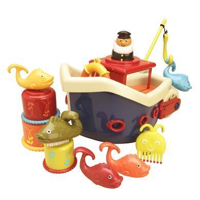 Игровой набор - ЛОВИСЬ, РЫБКА (для игры в ванной,12 аксессуаров) BX1012Z