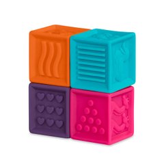 Розвиваючі Силіконові Кубики - Порахуймо (10 кубів, в сумочці) BX102Z
