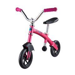 Беговел MICRO серии "G-Bike Chopper Deluxe" - РОЗОВЫЙ (до 20 kg с сидением, 2-х колесный) GB0023