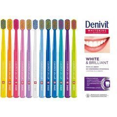 Зубна щітка Curaprox CS 5460 Ultra Soft для чутливих ясен + зубна паста Denivit White & Brilliant відбілююча