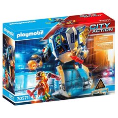 Конструктор Playmobil City action "Полицейский робот", 50 деталей (70571)