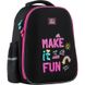 Шкільний рюкзак напівкаркасний Education "Make it fun", GoPack (GO23-165M-1)