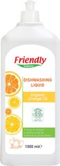 Органическое средство для мытья посуды Friendly Organic c апельсиновым маслом 1000 мл (ФР-00000114)