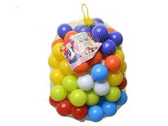 Кульки маленькі для сухого басейну 100 шт у сітці 6 см, Kinderway (02-414)