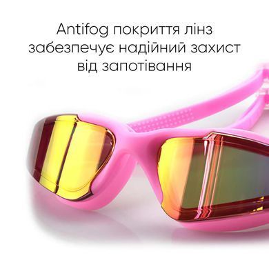 Очки для плавания Renvo Anda Pro Уни Anti-fog Розовый OSFM (2SG510-05)