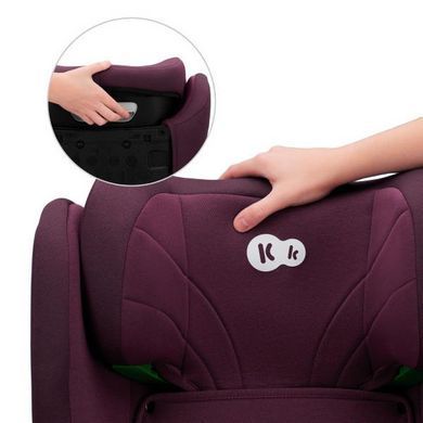 Автокрісло Kinderkraft Junior Fix 2 i-Size Isofix бордовий (KCJUFI20RED0000)