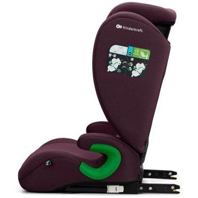 Автокрісло Kinderkraft Junior Fix 2 i-Size Isofix бордовий (KCJUFI20RED0000)