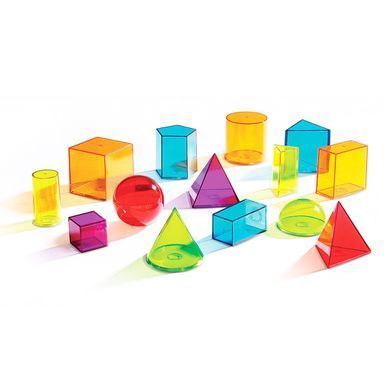 Обучающий игровой набор LEARNING RESOURCES &ndash; 3D-ГЕОМЕТРИЯ (LER4331)
