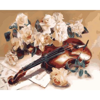 Картина по номерам "Мелодия скрипки" 40*50 см, ТМ Идейка (КНО5500)